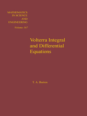 cover image of Volterra Integral and Differential Equations
